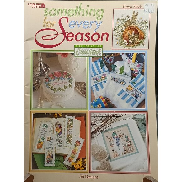 The Best Of Cross Stitch Something For Every Season Leisure Arts 56 Designs Vint - Picture 1 of 2
